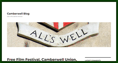 Desktop Screenshot of camberwellonline.co.uk